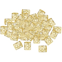 Suntek Örgü Saç Için 100 Adet Kirli Uzatma Tokaları Takı Altın