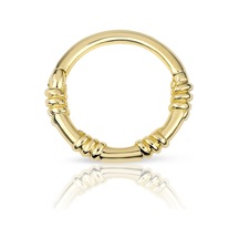 Taşsız Kıvrımlı Altın Helix Piercing