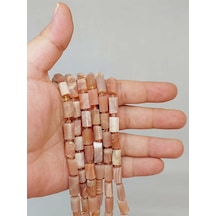 Bileklik Boy Güneş Taşı 7x12mm Yarım Dizi 49960 18cm Uzunluğundadır Çok Renkli