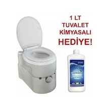 Porvaletti Lüx Kasetli Karavan Tuvaleti 18L Taharet Musluklu. Ki