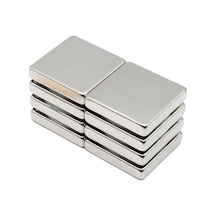 25x25x5 Mm Kare Neodyum Mıknatıs - N35 4 Adet