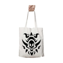 Art Hediye Skull-tattoo-png-file İki Tarafı Kalıcı Baskılı Yıkanabilir Çanta Çok Renkli