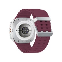 Watch 7 Ultra Kr417 Rug Silikon Kordon - Mor Bz8683140768188