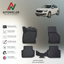 Skoda Kamiq 2019 Sonrası Uyumlu Havuzlu Oto Paspas