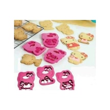 Tupperware Hello Kitty Kurabiye Kalıbı 3 Lü Çok Renkli