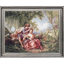 Figüratif Seri-11 Dokuma Goblen Kumaş-Romeo&Juliet1
