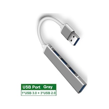 Usb C Hub 3.0 Tip C 4 Portlu Çoklu Usb Ayırıcı Adaptör Otg Huaweı Xiaomi Macbook İçin