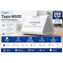 Tp-link Tapo H500-256gb Akıllı Homebase 16 Gb + 256 Gb Ssd 16 Kamera, 64 Sensör Destekli Yüz Tanıma Isı, Su Baskını, Kapı/pencere Ve Hareket Sensörleri Akıllı Ev Merkezi