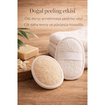 Mini Doğal Bakım Seti - Yüz Kesesi + Vücut Kesesi - Arındırıcı Peeling & Gözenek Sıkılaştırıcı 2'li Set