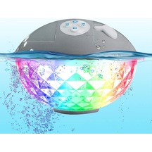 Su Geçirmez Yüzen Rgb Bluetooth Hoparlör Bt601 Led Işıklı Havuz & Duş Hoparlörü