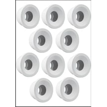 10 Adet - Adaptör Conta, Lavabo Koku Giderici Tıkaç, Kamakas Conta Ø 50 Mm Standart