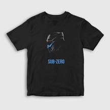 Presmono Unisex Çocuk Sub Zero Mortal Kombat T-Shirt