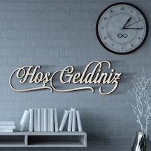 Kişiye Özel Hoş Geldiniz Ahşap Duvar Yazısı - A1