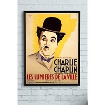 Pster10582 City Lights-şehir Işıkları Film Afişi Çerçeveli Tablo 3 21x30cm