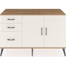 Hyperion Konsol 2 Raflı 3 Çekmeceli 2 Kapaklı 132x44x83 Çam-aytaşı Aytaşı