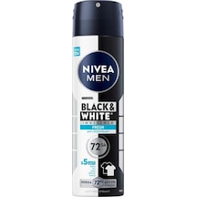 Nıvea Men Black & White Invisible Fresh Sprey 150 Ml X 3 Adet