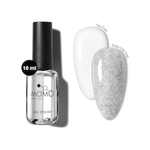 Momo Professional Undefined Kalıcı Oje İçin Disko Efekt Top Coat 10 Ml