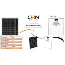 Chn150w-12v Güneş Paneli
