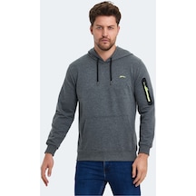 Slazenger OZZY IN Erkek Sweatshirt Koyu Gri
