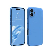 Apple İphone 16 Plus Kılıf First Silikon - Mavi 0.2M-Çok Renkli