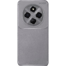 Xiaomi Redmi 14c Uyumlu Kılıf Auto Focus Karbon Kapak - Gri