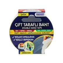 Vodaseal Çift Taraflı Filmik Bant 25 Mm 10 Metre