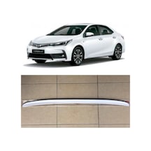 Toyota Corolla Uyumlu 2013-2018 Sedan Bagaj Üstü Spoiler Parlak Beyaz