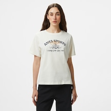 Anta Sports Club Kadın Beyaz T-shirt 862528128