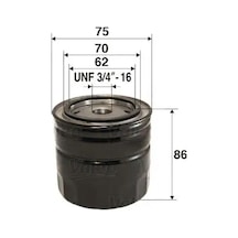 Ford Focus 2 Yag Filtresi 1.6 2005-2012 Valeo 586023