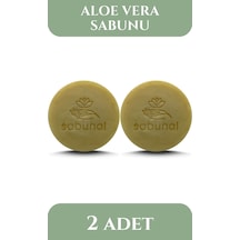 Sabunal Aloe Vera Sabunu 2 Adet - Nemlendirici ve Yatıştırıcı Bitkisel Sabun