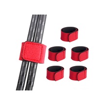 Xindoker 5 Adet Sbr Malzeme Balıkçılık Kamışı Bağlama Bandı - Organize Ve Taşıma Kolaylığı, Kırmızı