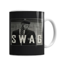 Swag Will Preta Kupa Bardak Porselen Karışık
