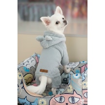 Kedi - Köpek Welsoft Peluş Kışlık Bacaklı Sweat - Pijama - Kıyafet - Mont - Yelek