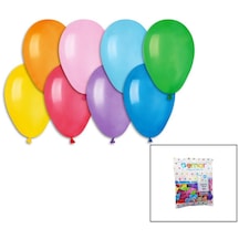 Klasik Renkli Balon 7 İnç - 19cm - 100pcs 5286