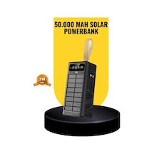 Taşınabilir Güneş Panelli Powerbank Çoklu Cihaz Şarj Destekli Çok Renkli