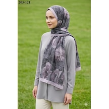 Moonscarfs Moonscarf Bambu Kraş Pamuk Şal Kirli Gül 203-121 Çok Renkli