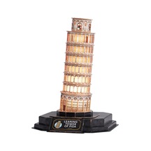 Pisa Kulesi 3d Puzzle Led Işıklı L535h