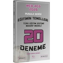 Cba Yayınları 2026 Meb-ags Eğitimin Temelleri, Türk Eğitim Sistemi Maarif Modeli 20 Deneme Çözümlü Pusula Serisi - Okan Yolcu