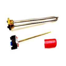 Sern Güneş Enerji Isıtıcısı 25cm Krom 2000w+termostat+kapak