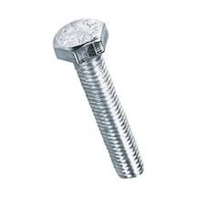 M5x45mm Cıvata Beyaz Altıköşe 5.8 Kalite Dın933 10 Adet