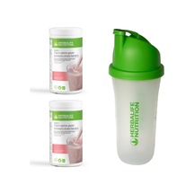Herbalife Besleyici Shake Ahududu Beyaz Çikolata Aromalı 2adet+shaker Karıştırıcı