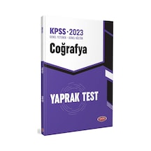 Kpss Coğrafya Yaprak Test
