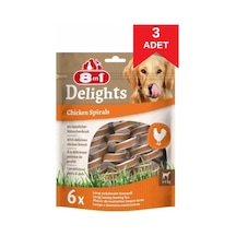 8in1 Smart Delights Chicken Spirals Tavuklu Burgu Köpek Ödül Maması 6'lı 60 Gr X 3 Adet