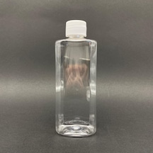 200 Cc Yassı Pet Şişe - Beyaz Kapaklı- 200ml Kapaklı Plastik Şişe