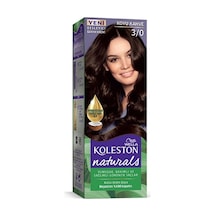Hubrendy Tedarik Naturals Saç Boyası Koyu Kahve 3/0