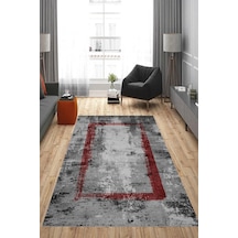Eliana Home Dijital Baskı Yıkanabilir Kaymaz Taban Salon Halısı Ve Yolluk Rvg0825-fnl35 Bordo