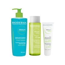 Sebium Akne Bakım Set Krem - Tonik - Temizleme Jel Orijinal Boy