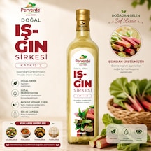 Perverde Doğal Işgın Sirkesi 500 Ml Doğal Fermantasyon, Katkısız, Cam Şişe