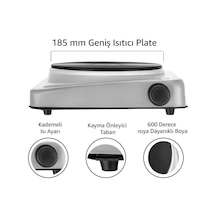 Awox Lotus Tek Gözlü Elektrikli Ocak Plate 185mm.1500w Diğer