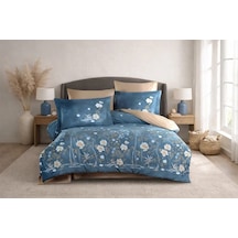 Hobby Çift Kişilik Poplin Nevresim Parlin Aqua Çok Renkli